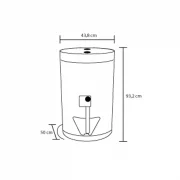 CALENTADOR DE ACUMULACIÓN 15GAL GAS NATURAL BLANCO HACEB / 9000662