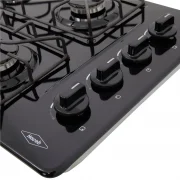 CUBIERTA DE EMPOTRAR ESMALTADA NEGRO 60X43CM GAS NATURAL HACEB / 9001646