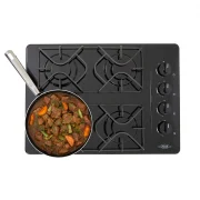 CUBIERTA DE EMPOTRAR ESMALTADA NEGRO 60X43CM GAS NATURAL HACEB / 9001646