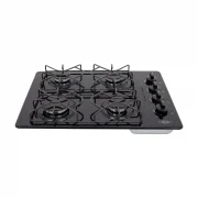 CUBIERTA DE EMPOTRAR ESMALTADA NEGRO 60X43CM GAS NATURAL HACEB / 9001646