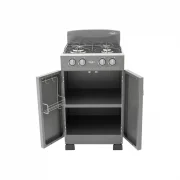ESTUFA DE GABINETE ROMERO PLATEADO T GAS PROPANO HACEB / 9001902