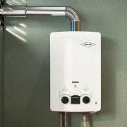 CALENTADOR DE PASO TIRO NATURAL 7L GAS NATURAL BLANCO HACEB / 9002077