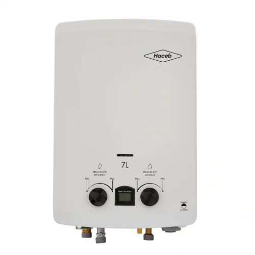 CALENTADOR DE PASO TIRO NATURAL 7L GAS NATURAL BLANCO HACEB / 9002077