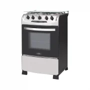 ESTUFA OREGANO 60CM NEGRA INOX GAS PROPANO HACEB / 9002108