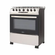 ESTUFA OREGANO 76CM NEGRA INOX GAS PROPANO HACEB / 9002114