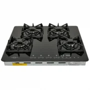 CUBIERTA DE EMPOTRAR PFC CRISTAL NEGRO 60X51CM GAS NATURAL HACEB / 9002139