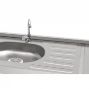 MESON 1,20M OVATA INOX POZUELO IZQUIERDO HACEB / 9002231