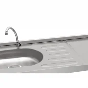 MESON 1,20M OVATA INOX POZUELO IZQUIERDO HACEB / 9002231