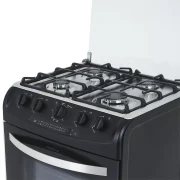 ESTUFA OREGANO 60CM VF NEGRA GAS NATURAL HACEB / 9002266