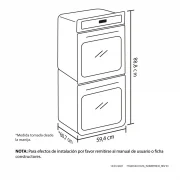 TORRE DE HORNOS ELECTRICOS MACIS INOX-NEGRO 220V HACEB / 9002379