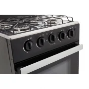 ESTUFA DE TORRE ROMERO NEGRA 50CM GAS NATURAL HACEB / 9002397