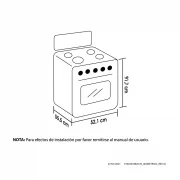 ESTUFA DE TORRE ROMERO NEGRA 50CM GAS NATURAL HACEB / 9002397