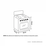 ESTUFA ROMERO ULTRA INOX 50CM GAS PROPANO HACEB / 9002410