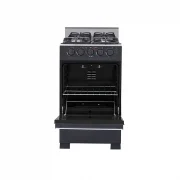 ESTUFA ROMERO CRISTAL 50CM NEGRA GAS NATURAL HACEB / 9002411