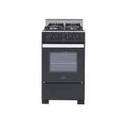 ESTUFA ROMERO CRISTAL 50CM NEGRA GAS NATURAL HACEB / 9002411