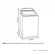 LAVADORA DIGITAL ZOÜ 16KG NEGRA HACEB / 9002536