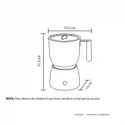 CHOCOTERA MULTIBEBIDA 600ML INOX HACEB / 9002622