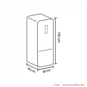 NEVERA BOTTON MOUNT 382L PANEL DIGITAL HACEB / 9002732