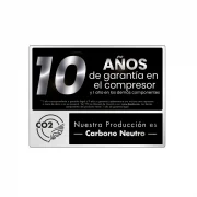 NEVERA NO FROST 243L TITANIO MANIJA INTEGRADA HACEB / 9002741