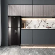 NEVERA NO FROST 243L GRIS PLOMO MANIJA INTEGRADA HACEB / 9002966