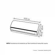 AIRE ACONDICIONADO INVERTER 9000 BTU 220V HACEB / 9003090