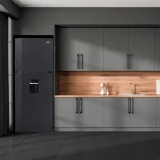 NEVERA NO FROST 404L GRIS PLOMO MANIJA INTEGRADA HACEB / 9003123