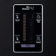 NEVERA INVERTER NO FROTS 448L NEGRA MANIJA INTEGRADA HACEB / 9003189