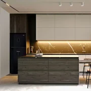 NEVERA INVERTER NO FROTS 448L NEGRA MANIJA INTEGRADA HACEB / 9003189