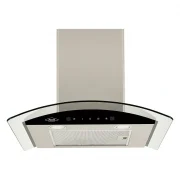 CAMPANA PENINSULA VIDRIO INOX NEGRO 60CM 3 VELOCIDADES HACEB / 9003203