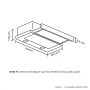 CAMPANA RETRACTIL INOX 60CM 3 VELOCIDADES HACEB / 9003207