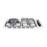 CUBIERTA DE EMPOTRAR INOX MIXTA 60X43CM 120V GAS NATURAL HACEB / 9003280