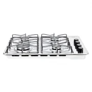 CUBIERTA DE EMPOTRAR INOX 60X43CM ALAMBRON GAS NATURAR HACEB / 9003282