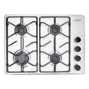 CUBIERTA DE EMPOTRAR INOX 60X43CM PLATINA GAS NATURAL HACEB / 9003284