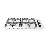 CUBIERTA DE EMPOTRAR INOX 60X51CM HIERRO FUNDIDO GAS NATURAL HACEB / 9003288