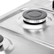 CUBIERTA DE EMPOTRAR SESAMO INOX 60X51CM HIERRO FUNDIDO GAS PROPRANO HACEB / 9003295