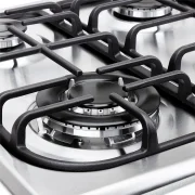 CUBIERTA DE EMPOTRAR SESAMO INOX 60X51CM HIERRO FUNDIDO GAS PROPRANO HACEB / 9003295