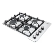 CUBIERTA DE EMPOTRAR INOX 60X43CM HIERRO FUNDIDO GAS PROPANO HACEB / 9003297