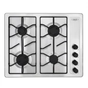 CUBIERTA DE EMPOTRAR INOX 66X54CM PLATINA GAS NATURAL HACEB / 9003403