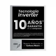 NEVERA INVERTER NO FROST 311L NEGRA MANIJA INTEGRADA HACEB / 9003439